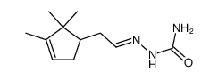 (2,2,3-trimethyl-cyclopent-3-enyl)-acetaldehyde-semicarbazone结构式
