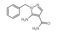 5-AMINO-1-BENZYL-1H-PYRAZOLE-4-CARBOXAMIDE Structure