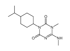 3-(4-isopropyl-cyclohexyl)-1-methyl-6-methylamino-1H-[1,3,5]triazine-2,4-dione Structure