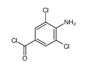 4-amino-3,5-dichlorobenzoyl chloride结构式