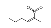 2-NITRO-2-HEPTENE structure