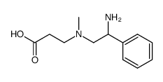 N(1)-Methyl-N(1)-(2-carboxyethyl)-2-phenylethylendiamin Structure