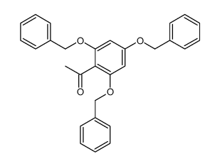 1-[2,4,6-tris(phenylmethoxy)phenyl]ethanone结构式