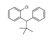 1-chloro-2-(2,2-dimethyl-1-phenylpropyl)benzene结构式