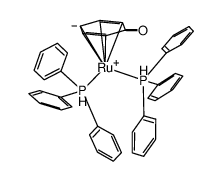 [ruthenium(hydride)(η5-C6H5O)(PPh3)2] Structure