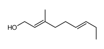 3-methylnona-2,6-dien-1-ol Structure