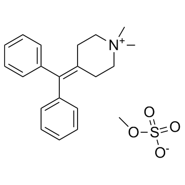 Diphenmanil (methylsulfate) Structure