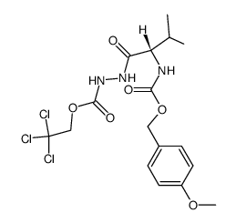 Z(OMe)-Val-NHNH-Troc结构式