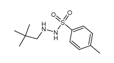 toluene-4-sulfonic acid N'-(2,2-dimethyl-propyl)-hydrazide结构式