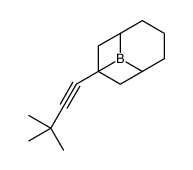 9-(3,3-dimethylbut-1-ynyl)-9-borabicyclo[3.3.1]nonane结构式