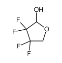 2-Furanol, 3,3,4,4-tetrafluorotetrahydro- (9CI) Structure