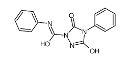 3,5-dioxo-N,4-diphenyl-1,2,4-triazolidine-1-carboxamide结构式