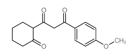 1,3-Propanedione,1-(4-methoxyphenyl)-3-(2-oxocyclohexyl)-结构式