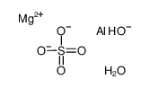 magnesium,aluminum,hydroxide,sulfate,hydrate Structure