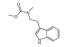 methyl N-[2-(1H-indol-3-yl)ethyl]-N-methylcarbamate结构式
