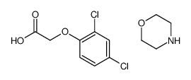 2-(2,4-dichlorophenoxy)acetic acid,morpholine Structure