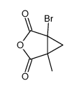 1-bromo-5-methyl-3-oxabicyclo[3.1.0]hexane-2,4-dione Structure