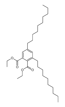 diethyl 3,5-didecylbenzene-1,2-dicarboxylate Structure