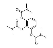 [2,3-bis(dimethylcarbamoyloxy)phenyl] N,N-dimethylcarbamate结构式