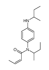 N-sec-Butyl-N-[4-(sec-butylamino)phenyl]-2-butenamide Structure