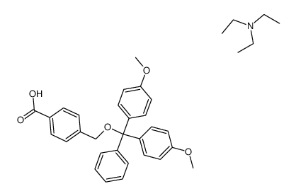 4-[[(4,4'-dimethoxytrityl)oxy]methyl]benzoic acid, triethylammonium salt结构式