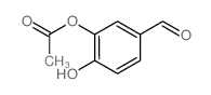 5-甲酰基-2-羟基苯基乙酸酯结构式