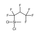 dichloro-(1,1,2,3,3,3-hexafluoropropyl)-methylsilane Structure