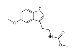 5-methoxy-Nb-(methoxycarbonyl)tryptamine结构式