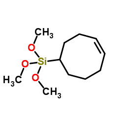 4-Cyclooctenyl Trimethoxysilane Structure