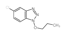 1H-Benzotriazole,5-chloro-1-propoxy-结构式
