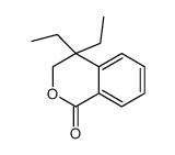 1H-2-Benzopyran-1-one,4,4-diethyl-3,4-dihydro-(9CI) Structure