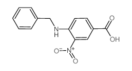 4-苄氨基-3-硝基苯甲酸结构式