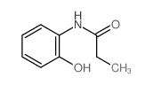 N-(2-羟基苯基)丙酰胺结构式