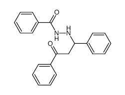 benzoyl-1 (diphenyl-1,3 oxo-3 propyl)-2 hydrazine结构式