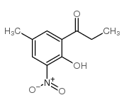 1-(2-hydroxy-5-methyl-3-nitrophenyl)propan-1-one结构式