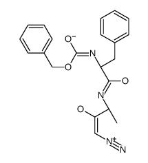 苄氧甲酰基-L-苯丙酰氨基-L-丙氨酸-D-二氮甲烷结构式