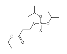 3-[(二异丙氧基硫磷基)硫基]丙酸乙酯结构式