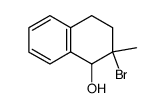 2-Bromo-2-methyl-1,2,3,4-tetrahydro-naphthalin-1-ol Structure
