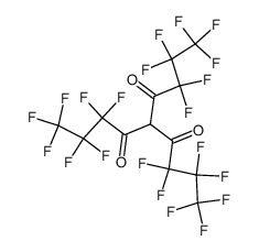 5H,5H-tetradecafluoro-5-heptafluorobutyryl-nonane-4,6-dione Structure