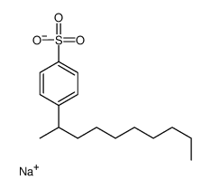 sodium,4-decan-2-ylbenzenesulfonate Structure