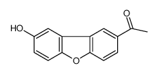 1-(8-hydroxydibenzofuran-2-yl)ethanone结构式