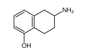 6-氨基-5,6,7,8-四氢萘-1-酚结构式