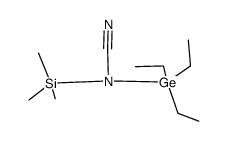 (triethylgermyl)(trimethylsilyl)cyanamide结构式