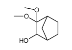 3,3-dimethoxybicyclo[2.2.1]heptan-2-ol结构式