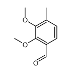 2,3-二甲氧基-4-甲基苯甲醛结构式