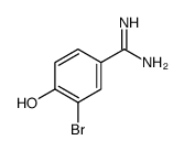 3-溴-4-羟基苯甲酰胺结构式