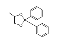 4-methyl-2,2-diphenyl-1,3-dioxolane Structure