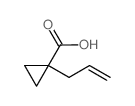 1-(丙-2-烯-1-基)环丙烷-1-羧酸结构式
