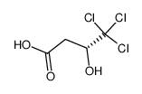 (R)-4,4,4-trichloro-3-hydroxybutanoic acid结构式