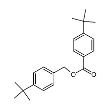 p-tert-butylbenzyl-p-tert-butyl benzoate Structure